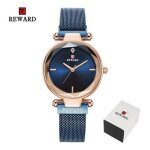 Montre simple pour femmes montre - bracelet  quartz avec boucle magntique en or rose tanche  la mode ...