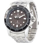 Montre solaire radio - pilote - marque - homme - energie solaire - noir - acier