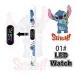Montre led tactile - stitch - résistante aux Éclaboussures - mixte - expédition rapide Montre led tactile - stitch - résistante aux Éclaboussures - mixte - expédition rapide
