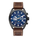 Montre - timberland seabrook tbl. 15640jlu / 03 - chronographe - cuir marron - �tanch�it� 5 atm