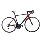 Monza elite 28x530 vitesses 2x9 sora cadre noir matt gris - neon orange