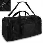 Monzana� sac de voyage - sac de sport noir 90l fitness football transport bandouli�re amovible r�glable ...
