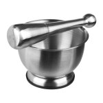 Mortier et pilon en acier inox Mortier et pilon en acier inox
