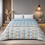 Mortreux couette �t� theb�s 240 x 260 cm - l�g�re microfibre double face 200 g / m� - fabrication fran�aise ...