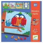 Mosaico rigolo - djeco - carrelage cr�atif - 3 ans et plus - mixte - bois plastique papier