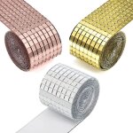 Mosaque miroirs autocollants3 rouleaux mosaque miroir 5 x 5 mm mini carrs mosaique verre auto - adhsif ...