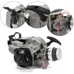 Moteur 2 temps 49cc ? pocket bike moteur pull start mini unit� de moteur pour pocket scooter chopper ...