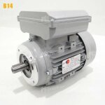 Moteur �lectrique 220 v double condensateur mmd80g4b14 11 cv moteur monophas� 075 kw 1500 tr / min bride ...