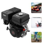 Moteur � essence 4 temps 15cv 420cc - moteur sur pied - moteur industriel - refroidissement par air ohv ...