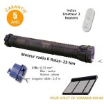 Moteur radio rolax r - 25 nm gauche + t�l�commande bubendorff