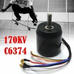 Moteur sans balai defficacit� c6374 170kv pour skateboard �lectrique e - longboard 2. 9kw