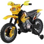 Moto cross �lectrique enfants booster jaune