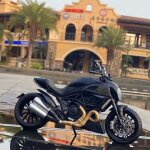 Moto ducati panigale v4s racing cross - country - noir - modèle diav - jouet de rue en alliage Moto ducati panigale v4s racing cross - country - noir - modèle diav - jouet de rue en alliage