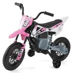 Moto �lectrique pour enfants 3 - 8 ans costway roues dentra�nement amovibles musique bluetooth pour tout ...