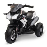 Moto �lectrique pour enfants - 3 km / h - lumi�res et sons - rechargeable - noir - 86x42x52 cm - 6. 6 ...