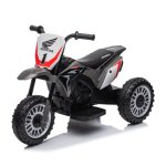 Honda crf450 moto �lectrique 6v - gris - 1 � 3 ans - licence officielle - batterie lithium - 3 roues