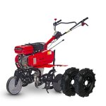 Motobineuse thermique 7 ch 75 cm � courroie + set de roues mw tools mfr750