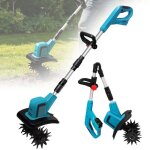 Motoculteur �lectrique sans fil 400 w - pliable - 30 tr / min - compatible avec les batteries makita ...