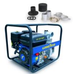 Pompe  eau thermique 7cv - motopompe essence moteur 4t ohv 212cm3 eau propre - raccords 50mm caves piscine ...