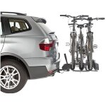 Porte - vélos plateforme pliable et rabattable mottez platinium pour 3 vélos Porte - vélos plateforme pliable et rabattable mottez platinium pour 3 vélos