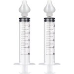 Mouche bébé seringue nasale pour irriguer et nettoyer le nez du nourrisson sans douleur - 2 pcs (10 ml) ... Mouche bébé seringue nasale pour irriguer et nettoyer le nez du nourrisson sans douleur - 2 pcs (10 ml) ...