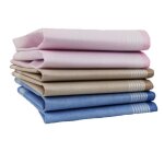 Mouchoirs en tissus imprims mya - linandelle - lot de 6 - femme - multicolore