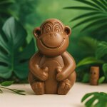 Moulage singe en chocolat lait de p�ques - moulage de p�ques - fabrication artisanale