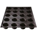 Moule 20 mini - muffins - flexipan - origine - en silicone - 39. 5x29. 5cm