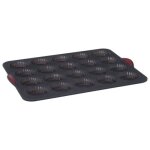 Moule 20 tartelettes silicone silitop 40cm gris Moule 20 tartelettes silicone silitop 40cm gris
