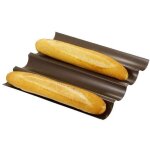 Moule à baguettes - gobel - 4 baguettes revêtu - plaque à baguette - anti - adhérent - 38x32x2. 7cm - ... Moule à baguettes - gobel - 4 baguettes revêtu - plaque à baguette - anti - adhérent - 38x32x2. 7cm - ...