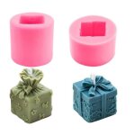 Moule  bougie - artisanat - silicone - rose - 5x6cm - 6x4. 8cm
