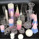 Moule pour bougie plastiquelot de 3