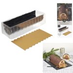 Moule  bche avec plaque dco et prsentation multicolore