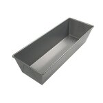 Moule  cake - de buyer - angle pli - 30x10. 8cm - acier anti - adhsif