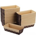 Moules  cake - fabriqu en italie - lot de 25 - rsistants jusqu 230 - pratiques pour cuire et prsenter ...