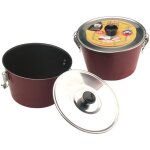 Moule charlotte - ibili - 18 cm - aluminium anti - adhérent - rouge - passe au lave - vaisselle Moule charlotte - ibili - 18 cm - aluminium anti - adhérent - rouge - passe au lave - vaisselle