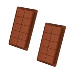 Moule à chocolat - noname - lot de 2 - silicone de qualité alimentaire - anti - adhésif - multifonctionnel ... Moule à chocolat - noname - lot de 2 - silicone de qualité alimentaire - anti - adhésif - multifonctionnel ...
