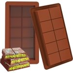 Moule  chocolat en silicone lot de 2 moules  tablette de chocolat profonds moules en silicone barre ...