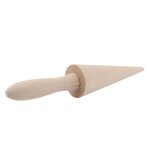 Moule � cornet de cr�me glac�e - cuisine - bois naturel - 23x4. 5x4. 5 cm - durable et non toxique