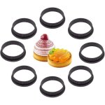 Moule  gateau 8 picesanneau  tarte de patisserie coupeur perfor forme ronde mousse cercle dcorateur ...