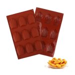 Moule à gâteau - silicone - 2pcs - antiadhésif - réutilisable - rouge brique Moule à gâteau - silicone - 2pcs - antiadhésif - réutilisable - rouge brique