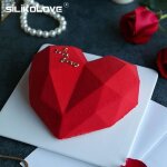 Moule à gateauxsilikolove 3d diamant amour coeur forme silicone moules ustensiles de cuisson pour éponge ... Moule à gateauxsilikolove 3d diamant amour coeur forme silicone moules ustensiles de cuisson pour éponge ...