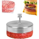 Moule � hamburger - acier inoxydable - 9. 5 cm - antiadh�sif - durable - facile � nettoyer