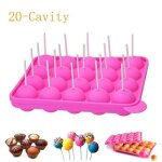 Moules à lollipop bonbon plaque en silicone pour faire cake pop gâteaux pâtisserie 20 moules + 20 bâtonnets ... Moules à lollipop bonbon plaque en silicone pour faire cake pop gâteaux pâtisserie 20 moules + 20 bâtonnets ...