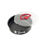 Moule � manqu� � charni�re 26 cm avec couvercle de transport dr. oetker bake and go