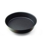 Moule à manqué - gobel - Ø26cm - rond uni - acier anti - adhérent - hauteur 5cm - marron Moule à manqué - gobel - Ø26cm - rond uni - acier anti - adhérent - hauteur 5cm - marron