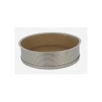 Moule  ptisserie - de buyer - 24 cm - acier inox - fond amovible - perfor 2 mm