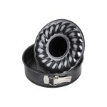 Moule  manqu et  savarin double fond 24 cm zenker black metallic