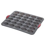 Moule 30 madeleines - 5five - gris - silicone - classique - intemporel