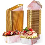 Moule mini cake 100 pi�ces papier muffin caissette cupcake moules mini moule muffin rose carr� et rectangle ...